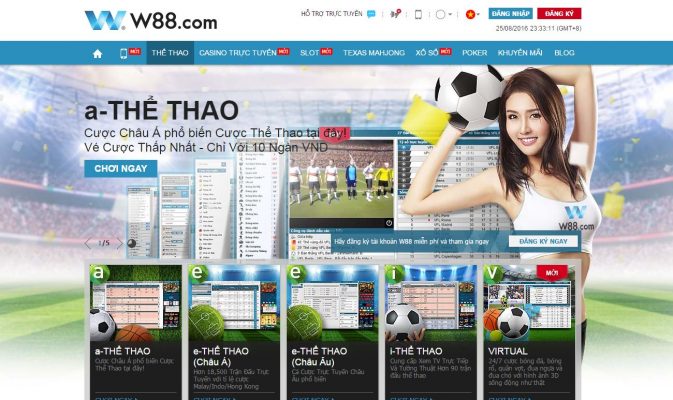 Cách chơi cá độ bóng đá online uy tín tại nhà cái W88